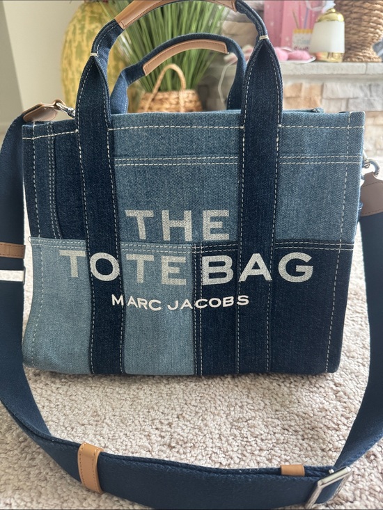 Marc Jacobs Handbags - Marc Jacobs Patchwork Denim The Tote Bag - Blue